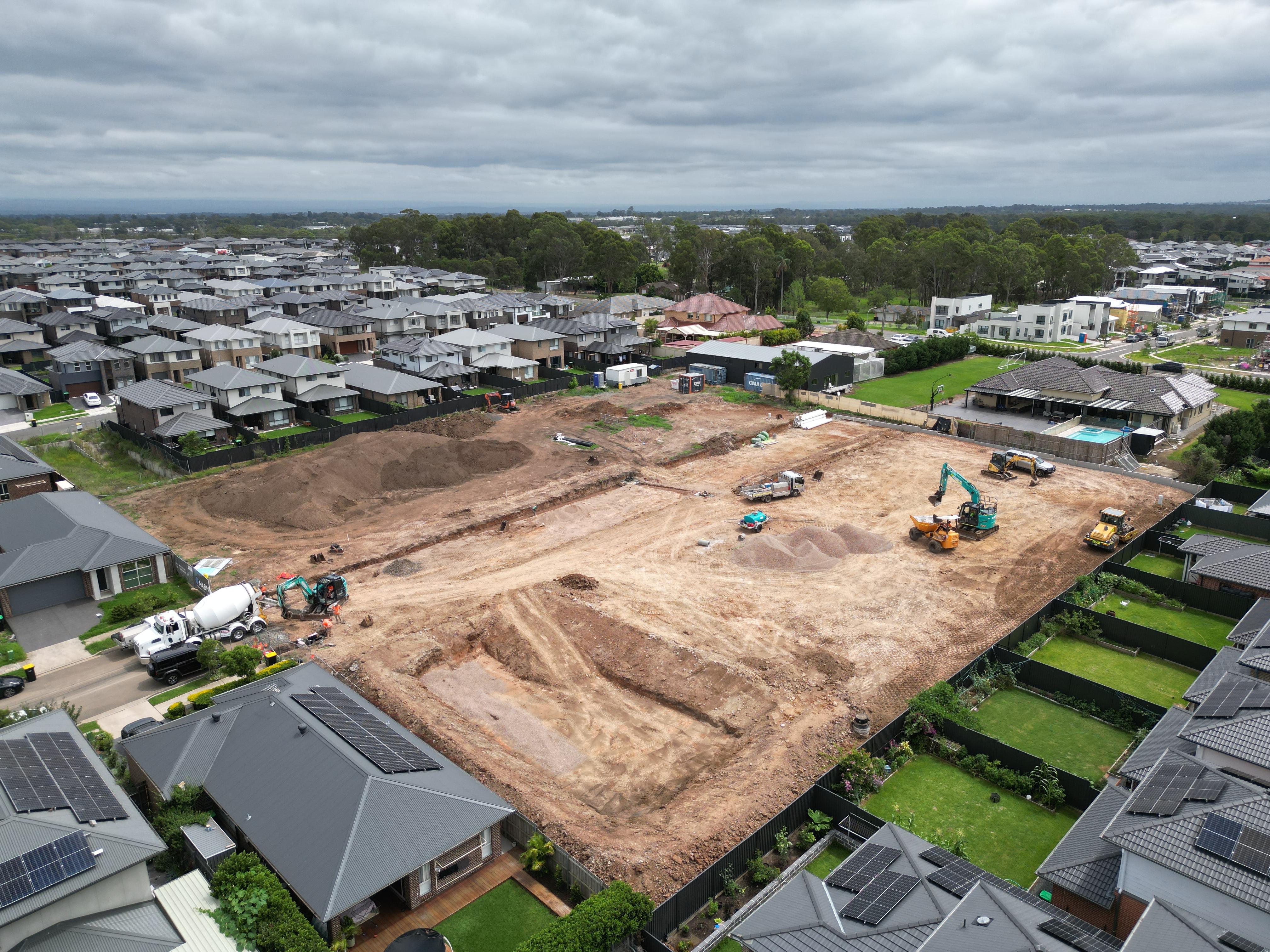 Sixth Avenue Austral Subdivision - subdivision works
