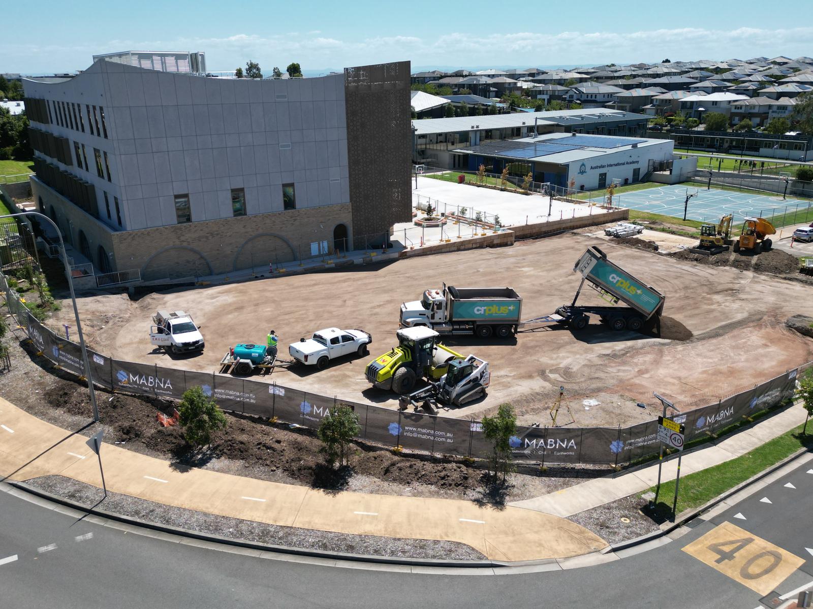 Kellyville carpark upgrade - asphalt and finishing works